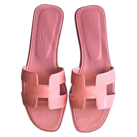 pink Hermes shoes